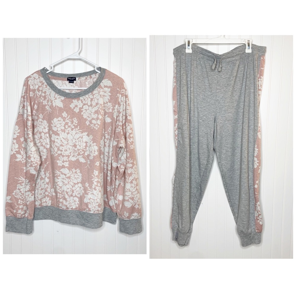 Splendid Floral Lounge Wear Set Size XXL